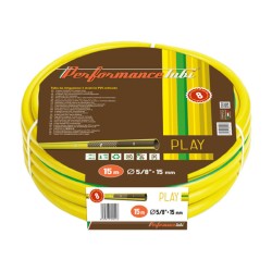 Λάστιχο ποτίσματος PLAY 3 στρώσεων 1/2'' με διάμετρο 13mm και συνολικό μήκος 15m  Λάστιχο ποτίσματος PLAY 3 στρώσεων 1/2'' με διάμετρο 13mm και συνολικό μήκος 15m