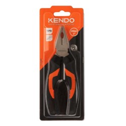 Πένσα χειρός BLISTER μήκους 160mm KENDO με εργονομικά σχεδιασμένη λαβή από αντιολισθητικό υλικό