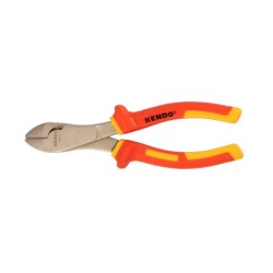 Κοφτάκι πλάγιο ηλεκτρολόγου Β.Τ. VDE 10000V με ανθεκτικές αντιολισθητικές λαβές μήκους 180mm KENDO Κοφτάκι πλάγιο ηλεκτρολόγου Β.Τ. VDE 10000V με ανθεκτικές αντιολισθητικές λαβές μήκους 180mm KENDO