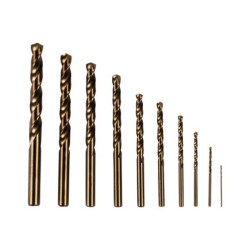 Σετ τρυπάνια κοβαλτίου HSS 10 τεμαχίων KENDO Σετ τρυπάνια κοβαλτίου HSS 10 τεμαχίων KENDO