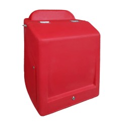 Κουτί delivery πλαστικό κόκκινο χρώμα Βox mini 40x40x45cm Κουτί delivery πλαστικό κόκκινο χρώμα Βox mini 40x40x45cm