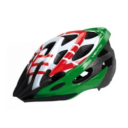 Κράνος ποδηλάτου για ενήλικες σε κόκκινο-άσπρο-πράσινο χρώμα BARBIERI CAS/30ITSM