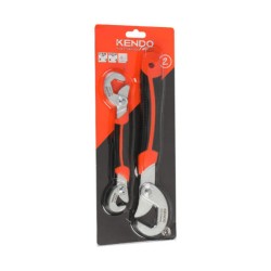 Πολύκλειδο επαγγελματικό χειρός από ατσάλι σετ 2 τεμαχίων KENDO Πολύκλειδο επαγγελματικό χειρός από ατσάλι σετ 2 τεμαχίων KENDO