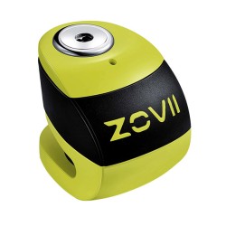 Kλειδαριά δισκόφρενου κίτρινη/μαύρη με συναγερμό ZOVII