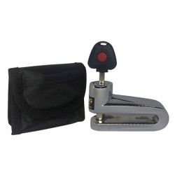 Kλειδαριά δισκόφρενου σε ασημί χρώμα με πίρο KINGUARD