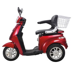 Τρίκυκλο ηλεκτρικό HANDY E-RIDE μέγιστου φορτίου 200kg με συναγερμό και πίσω καλάθι 