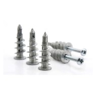 Μεταλλικά βύσματα γυψοσανίδας με διαστάσεις 15x29mm σε συσκευασία 100 τεμαχίων