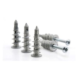 Μεταλλικά βύσματα γυψοσανίδας με διαστάσεις 15x29mm σε συσκευασία 100 τεμαχίων