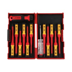 Σετ 13 τεμάχια κατσαβίδια ηλεκτρολόγου ρυθμιζόμενης ροπής VDE 1000V KENDO Σετ 13 τεμάχια κατσαβίδια ηλεκτρολόγου ρυθμιζόμενης ροπής VDE 1000V KENDO