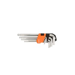 Σετ 9 τεμάχια Allen μπίλιας κλειδιά CR-V 1.5-10mm Kendo Σετ 9 τεμάχια Allen μπίλιας κλειδιά CR-V 1.5-10mm Kendo