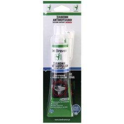 Αντιμουχλική σιλικόνη για χώρους υγιεινής διάφανη σε σωληνάριο 80ml Αντιμουχλική σιλικόνη για χώρους υγιεινής διάφανη σε σωληνάριο 80ml