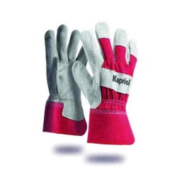 Γάντια εργασίας από δέρμα μόσχου Velvet Red μεγέθους 10'' KAPRIOL