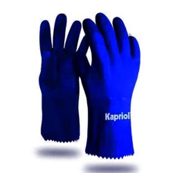 Γάντια χημικού SUPER PVC σε μπλε χρώμα μεγέθους 10'' KAPRIOL