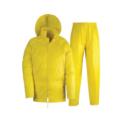 Φόρμα αδιάβροχη με κουκούλα σε κίτρινο χρώμα μέγεθος XL KAPRIOL