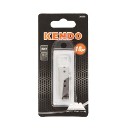 Ανταλλακτικές λεπίδες φαλτσέτας μεγέθους 60mm σε πλαστική θήκη 10 τεμάχια KENDO
