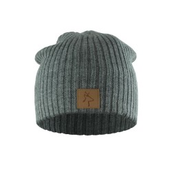 Σκουφάκι Hawk σε γκρί χρώμα Kapriol 