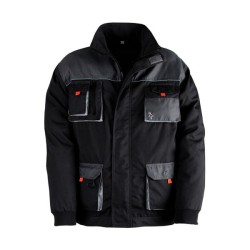 Μπουφάν Smart μαύρο χρώμα ανθεκτικό στη φθορά & με πολλές και ευρύχωρες τσέπες μεγέθους XXXL Kapriol Μπουφάν Smart μαύρο χρώμα ανθεκτικό στη φθορά & με πολλές και ευρύχωρες τσέπες μεγέθους XXXL Kapriol