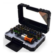 Σετ μαγνητικός αντάπτορας ασφαλείας με 30 μύτες KENDO