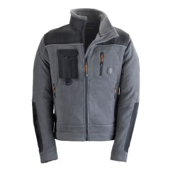 Ζακέτα εργασίας Fleece Smart γκρί από μαλακό και άνετο ύφασμα μεγέθους L Kapriol Ζακέτα εργασίας Fleece Smart γκρί από μαλακό και άνετο ύφασμα μεγέθους L Kapriol