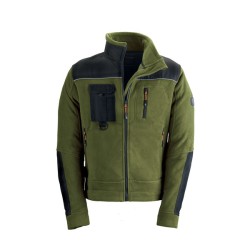 Ζακέτα εργασίας Fleece Smart από μαλακό και άνετο ύφασμα με τσέπες μεγέθους XL & πράσινο χρώμα Kapriol Ζακέτα εργασίας Fleece Smart από μαλακό και άνετο ύφασμα με τσέπες μεγέθους XL & πράσινο χρώμα Kapriol