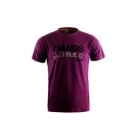 Κοντομάνικο μπλουζάκι εργασίας Enjoy σε μπορντώ χρώμα LARGE KAPRIOL