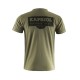 Μπλούζα T-shirt enjoy από 100% βαμβακερό jersey λαδί χρώμα & μεγέθους ΧΧΧL Kapriol 