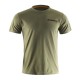 Μπλούζα T-shirt enjoy από 100% βαμβακερό jersey λαδί χρώμα & μεγέθους ΧΧΧL Kapriol 