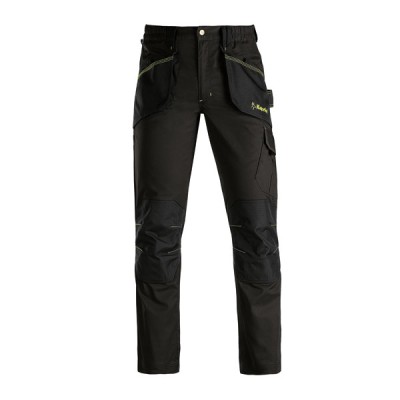 Άνετο παντελόνι εργασίας SLICK σε μαύρο χρώμα μέγεθος XL KAPRIOL