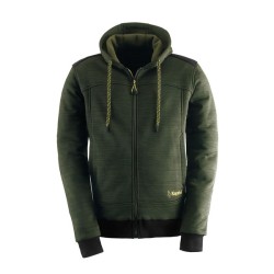 Ζακέτα εργασίας σε πράσινο χρώμα με κουκούλα Fleece Slick μέγεθος LARGE KAPRIOL Ζακέτα εργασίας σε πράσινο χρώμα με κουκούλα Fleece Slick μέγεθος LARGE KAPRIOL