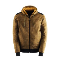 Ζακέτα εργασίας με κουκούλα σε καφέ ανοιχτό χρώμα Fleece Slick μέγεθος LARGE KAPRIOL Ζακέτα εργασίας με κουκούλα σε καφέ ανοιχτό χρώμα Fleece Slick μέγεθος LARGE KAPRIOL