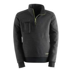 Μπλούζα Slick μαύρη με φερμουάρ από μαλακό και άνετο ύφασμα μεγέθους L Kapriol Μπλούζα Slick μαύρη με φερμουάρ από μαλακό και άνετο ύφασμα μεγέθους L Kapriol