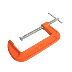 Σφιγκτήρας επαγγελματικός τύπου C από χάλυβα μεγέθους 100mm KENDO Σφιγκτήρας επαγγελματικός τύπου C από χάλυβα μεγέθους 100mm KENDO