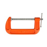 Σφιγκτήρας επαγγελματικός τύπου C από χάλυβα μεγέθους 150mm KENDO Σφιγκτήρας επαγγελματικός τύπου C από χάλυβα μεγέθους 150mm KENDO