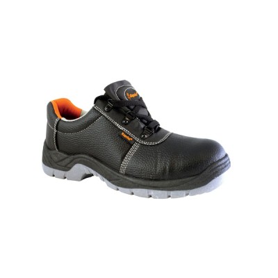 Παπούτσια εργασίας Aries από δέρμα σε χρώμα μαύρο με προστασία πατούσας και νούμερο 41 Kapriol 