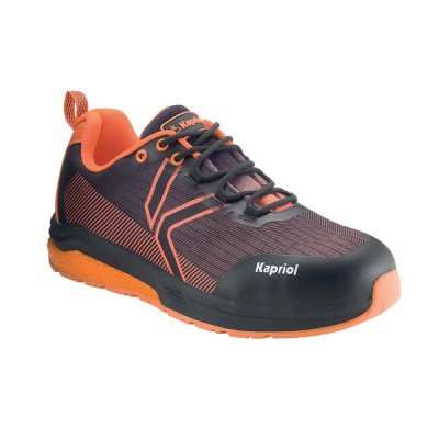 Αθλητικό παπούτσι εργασίας Airise knit σε πορτοκαλί χρώμα και No42 Kapriol 