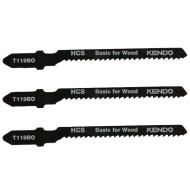 Σετ 3 τεμάχια μαχαίρια σέγας ξύλου 100mm/4"-74mm/3"-4mm/6"  KENDO Σετ 3 τεμάχια μαχαίρια σέγας ξύλου 100mm/4"-74mm/3"-4mm/6"  KENDO