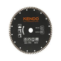 Διαμαντόδισκοι Turbo υγρής και ξηράς κοπής 105mm & με μέγεθος λεπίδας 7mm Kendo Διαμαντόδισκοι Turbo υγρής και ξηράς κοπής 105mm & με μέγεθος λεπίδας 7mm Kendo