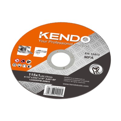 Δίσκος κοπής μετάλλου/Inox διαστάσεων 125x1x22.2mm Kendo
