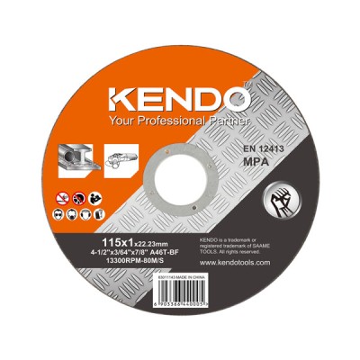 Δίσκος κοπής μετάλλου/Inox διαστάσεων 180x3x22.2mm Kendo