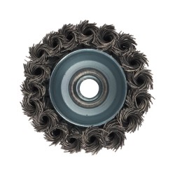 Συρματόβουρτσα ορειχάλκινη γωνιακού τροχού διαστάσεων 75mm KENDO