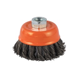 Συρματόβουρτσα ορειχάλκινη γωνιακού τροχού διαστάσεων 75mm KENDO