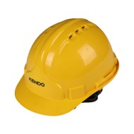 Κράνος ασφαλείας εργοταξίου από ανθεκτικό πλαστικό με ρυθμιζόμενη εφαρμογή KENDO Κράνος ασφαλείας εργοταξίου από ανθεκτικό πλαστικό με ρυθμιζόμενη εφαρμογή KENDO