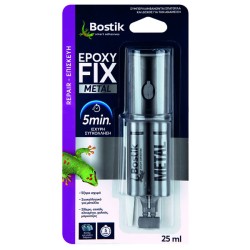 Εποξειδική κόλλα δύο συστατικών (καταλύτης – ρητίνη) για συγκόλληση μετάλλων 25ml