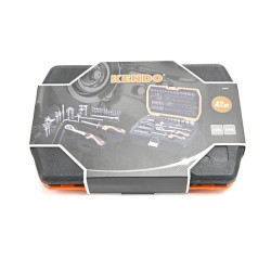 Σετ κασετίνα με 42 τεμάχια καρυδάκια 1/4" Κendo Σετ κασετίνα με 42 τεμάχια καρυδάκια 1/4" Κendo