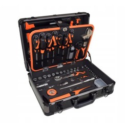 Επαγγελματική εργαλειοθήκη χειρός αλουμινίου 124 τεμαχίων Kendo Επαγγελματική εργαλειοθήκη χειρός αλουμινίου 124 τεμαχίων Kendo