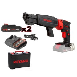 Σετ κατσαβίδι γυψοσανίδας αυτοτροφοδοτούμενο με γεμιστήρα 18V Keyang Σετ κατσαβίδι γυψοσανίδας αυτοτροφοδοτούμενο με γεμιστήρα 18V Keyang