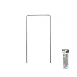 Μεταλλικό πασσαλάκι σε σχήμα "Π" γεωυφάσματος 7x20cm συσκευασία 20 τεμαχίων Bradas Μεταλλικό πασσαλάκι σε σχήμα "Π" γεωυφάσματος 7x20cm συσκευασία 20 τεμαχίων Bradas