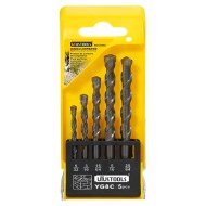 Διαμαντοτρύπανα μπετού σετ 5 τεμαχίων INOX UYUS TOOLS Διαμαντοτρύπανα μπετού σετ 5 τεμαχίων INOX UYUS TOOLS