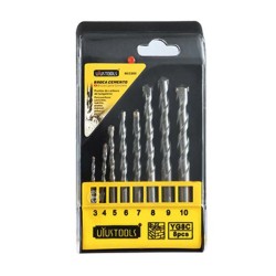 Διαμαντοτρύπανα μπετού σετ 8 τεμαχίων INOX UYUS TOOLS Διαμαντοτρύπανα μπετού σετ 8 τεμαχίων INOX UYUS TOOLS