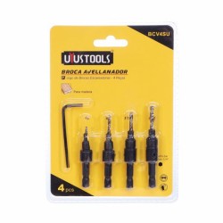 Σετ 4 τρυπανιών φρέζας με εξάγωνο στέλεχος για βίδες UYUS TOOLS Σετ 4 τρυπανιών φρέζας με εξάγωνο στέλεχος για βίδες UYUS TOOLS